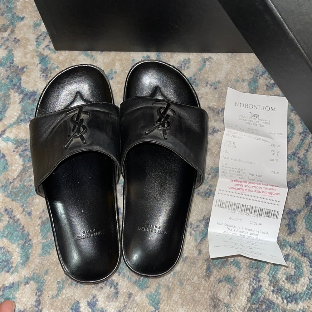 ysl sandal used size 38